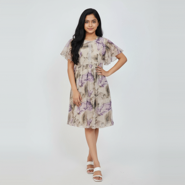 Vintage Petal Floral Frock